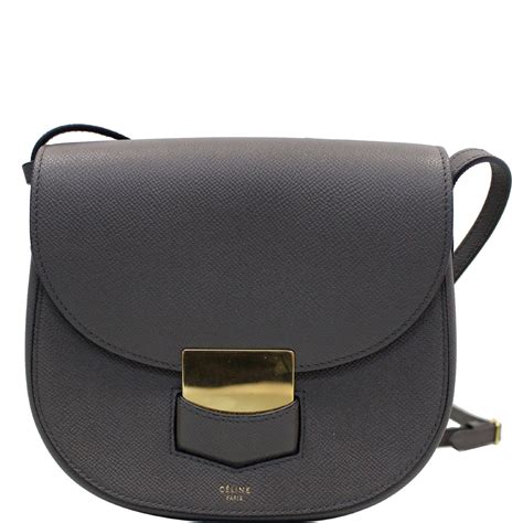 celine compact trotteur bag|Small Trotteur bag in grained calfskin .